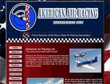 Tablet Screenshot of americanairracing.com